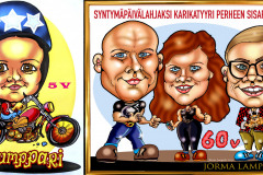 LAPSIKUVAUS-LUOKKAKUVAUS-PERHEKUVAUS-KARIKATYYRIPIIRROS-LAHJAKSI-LAHJAKSI-LAPSELLE-LAHJAKSI-PERHEKARIKATYYRIMUOTOKUVA