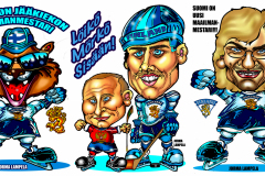 PILAKUVA-KARIKATYYRI-muotokuvia-URHEILU-JÄÄKIEKKO-MARKO-MÖRKÖ-ANTTILA-ANTERO-MERTARANTA-JÄÄKIEKON-MM-MESTARI-2019-SUOMI-FINLAND-ICE-HOCKEY