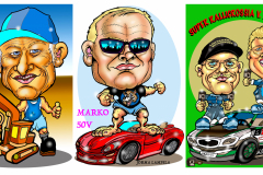 SYNTYMÄPÄIVÄLAHJA-MIEHELLE-50-VUOTISLAHJA-30V-40V-60V-LAHJAKSI-MOTORISTILLE-HAUSKIN-LAHJA-KARIKATYYRI-MUOTOKUVA-KARIKATYYREJÄ-MUOTOKUVIA-LAHJAKSI-LAHJAIDEA-MIEHELLE