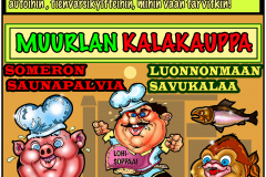 autojen-tarroitus-ja-teippaus-kuvitus-tienvarsikyltit-hauskat-mainokset