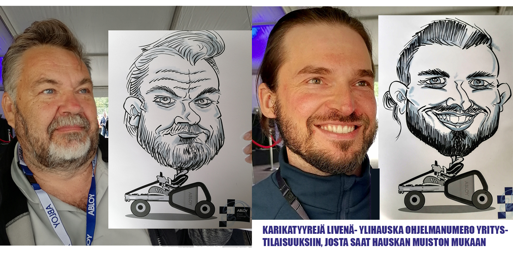 Tilaa Karikatyyritaiteilija Jorma Lampela