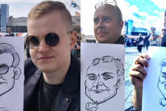karikatyyrejä-muotokuvia-pilapiirroksia-mallista-ja-elävästä-mallista